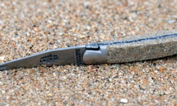 couteau de poche laguiole sable Mont Saint-Michel