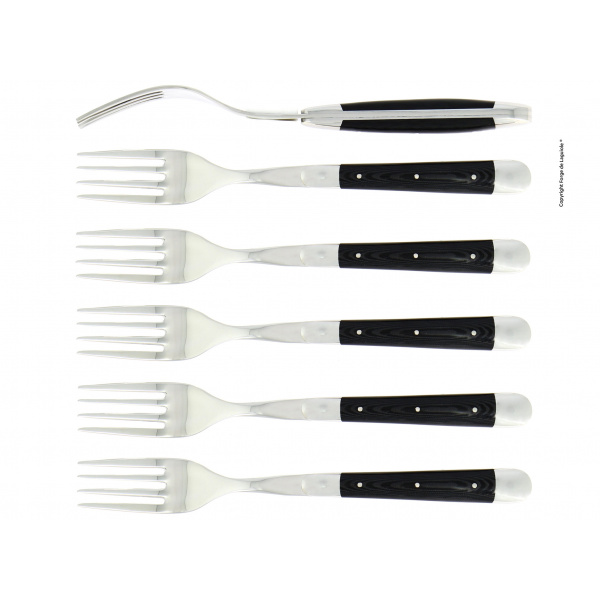 coffret de 6 fourchettes de table Laguiole compatibles lave-vaisselles à acheter en ligne
