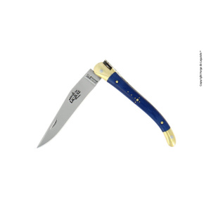 Folding knife tradition range in bleu compressed fabric