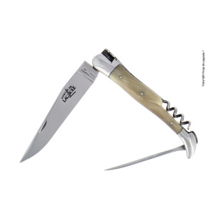 Folding knife 3 piece in light horn