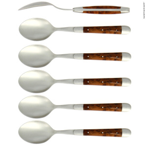 Soup spoon in thuya - Art de la table