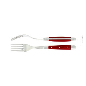 Forks in red fabric - Art of the table