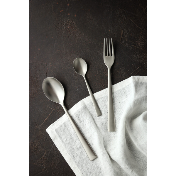 ESS SAT 1 - Coffee spoons, Elegance line satin finish, set of 6