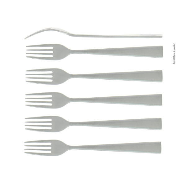 FE6 ELE SAT e1721744045460 - Forks, Elegance line satin finish, set of 6