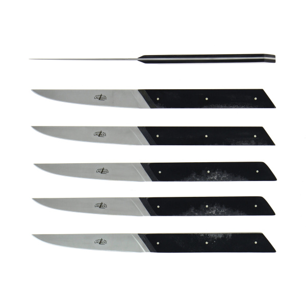 Couteaux de table design noir