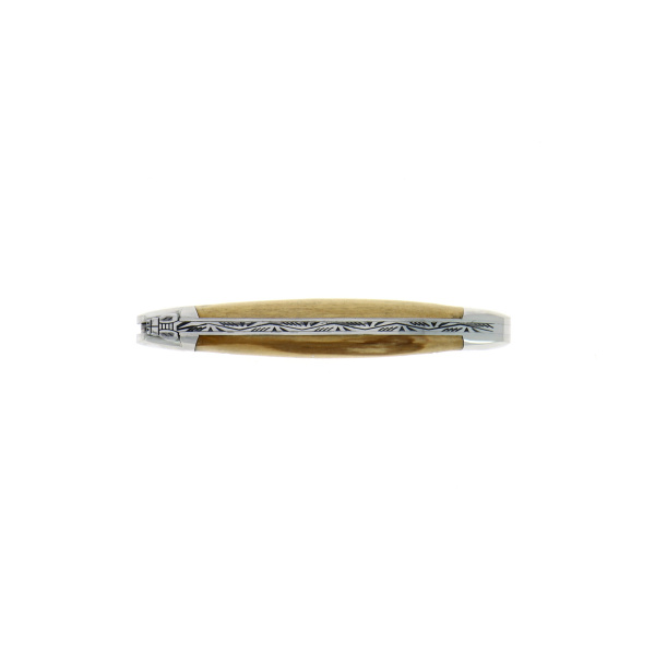 1211 IN OL BRI2 - Taschenmesser, 11 cm, hochglanz poliert mit Griff aus olivenholz Mitres aus Inox