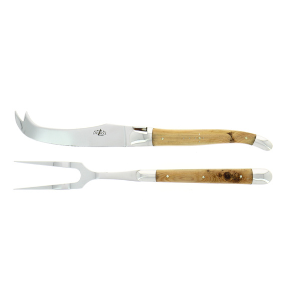 Service a fromage Tradition 9 - Tradition cheese set with juniper handle high polish finish