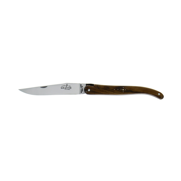 1012F NO BRI 1 - Hand engraved, full handle in walnut, folding knife, high polished finish