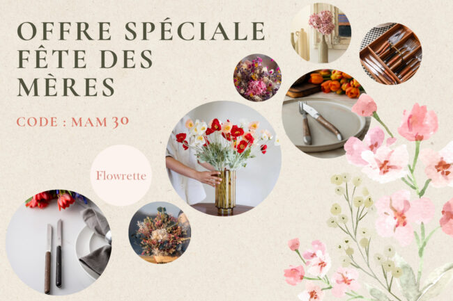 1 - Bonne Fête des mères 2025 … cette année Forge de Laguiole, le dit avec des fleurs !