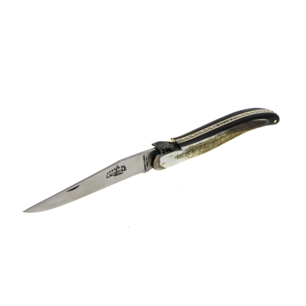 RAMBAUD 412 4 - Massgeschneidertes Taschenmesser, aus Horn der Aubrac-Kuh