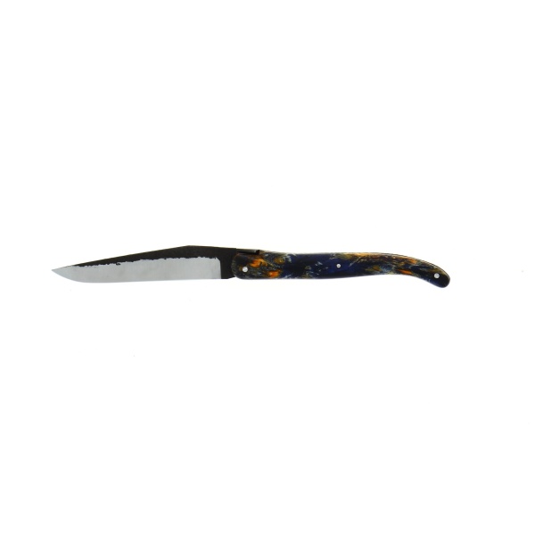 RAMBAUD 409 1 - Couteau pliant sur mesure, en érable negudo - Finition brut de forge