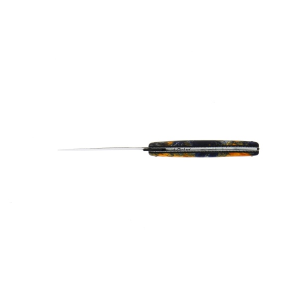 RAMBAUD 409 3 - Couteau pliant sur mesure, en érable negudo - Finition brut de forge